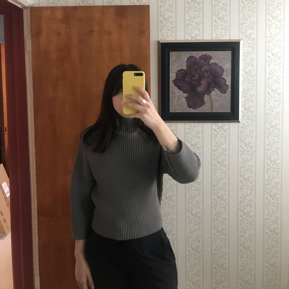 Urban Outfitters Gray mock neck sweater - Picture 2 of 3